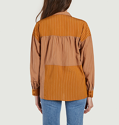 Blouse Gardenly à empiècements 