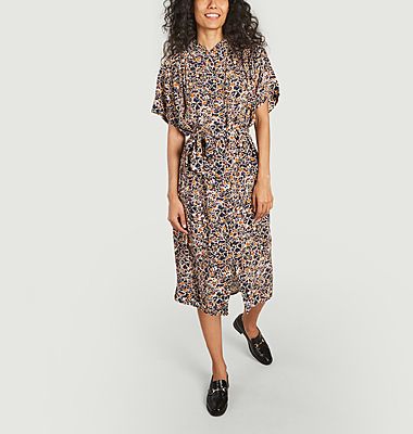 Jiova fancy print mid-length shirt dress