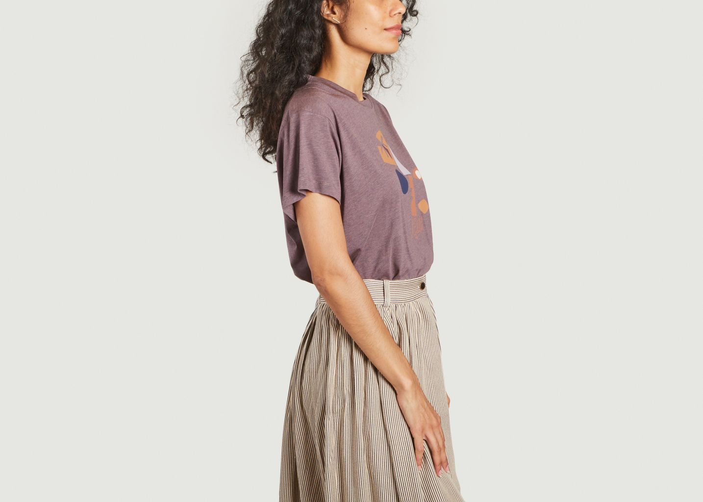 Lyocell und Baumwolle T-Shirt Artees - Sessun