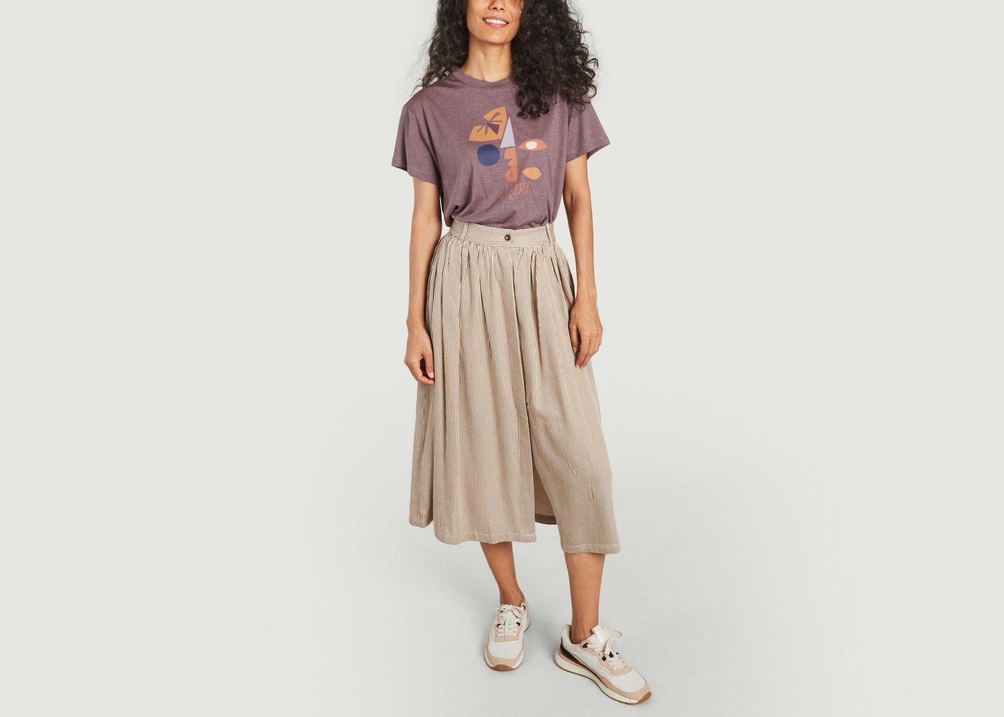 Lyocell und Baumwolle T-Shirt Artees - Sessun