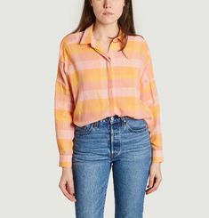 Loose shirt with checks Delima