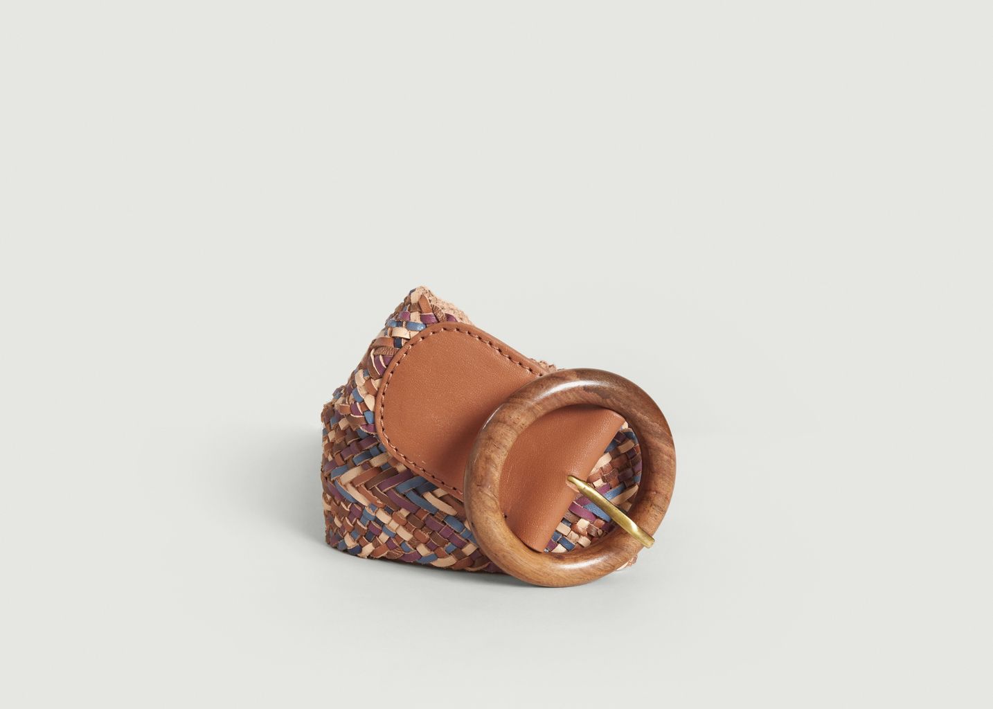 Muti leather braided belt - Sessun