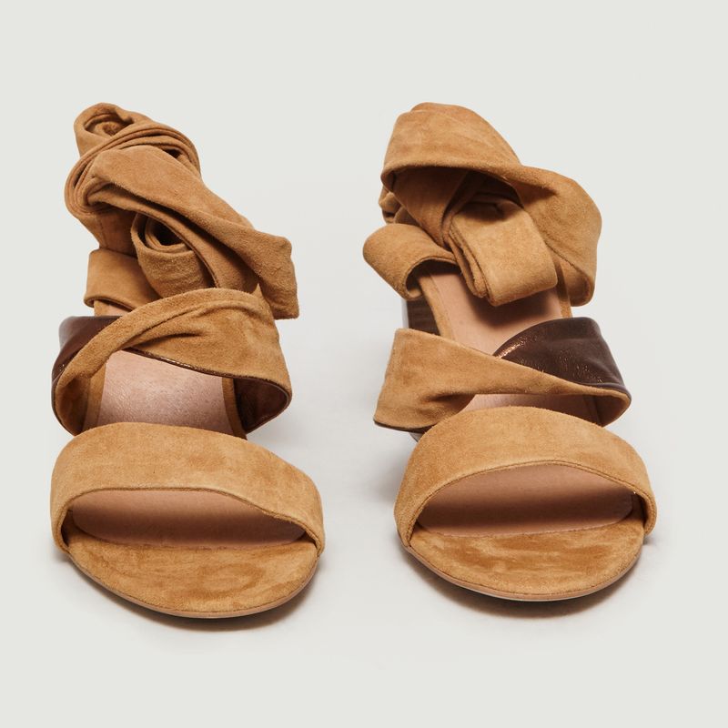 Sandales Nouées En Cuir Kimpa - Sessun