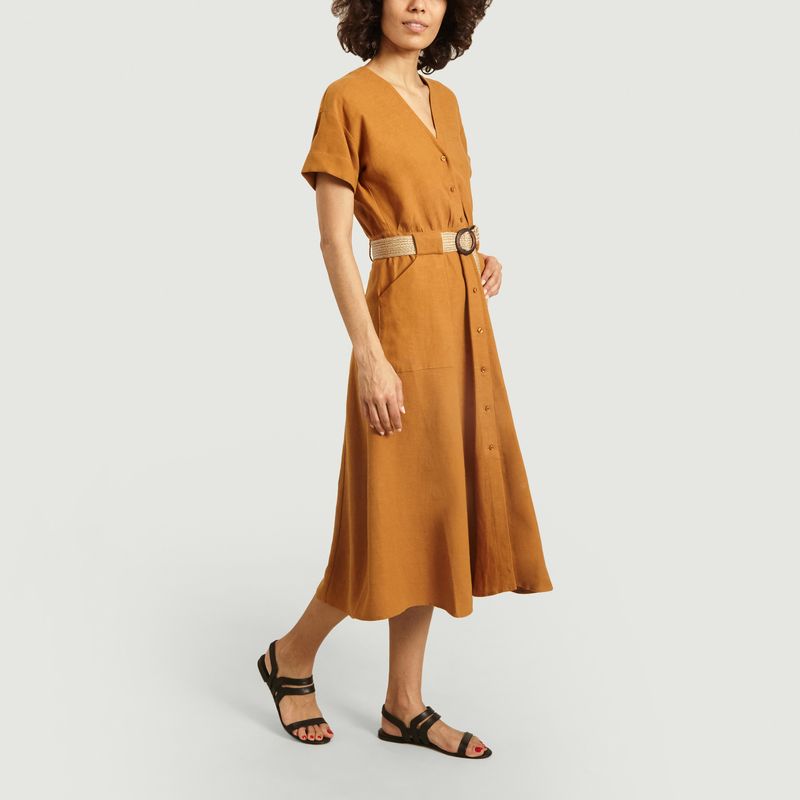 Robe ceinturée Cala Rafia - Sessun