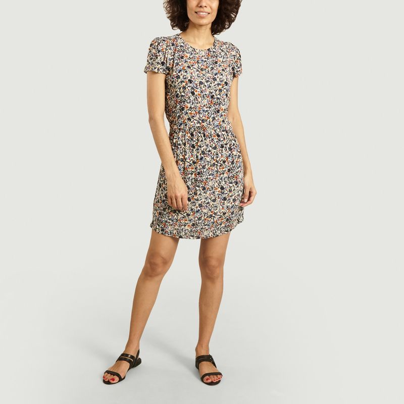 Robe motif fleuri Wax Koko - Sessun