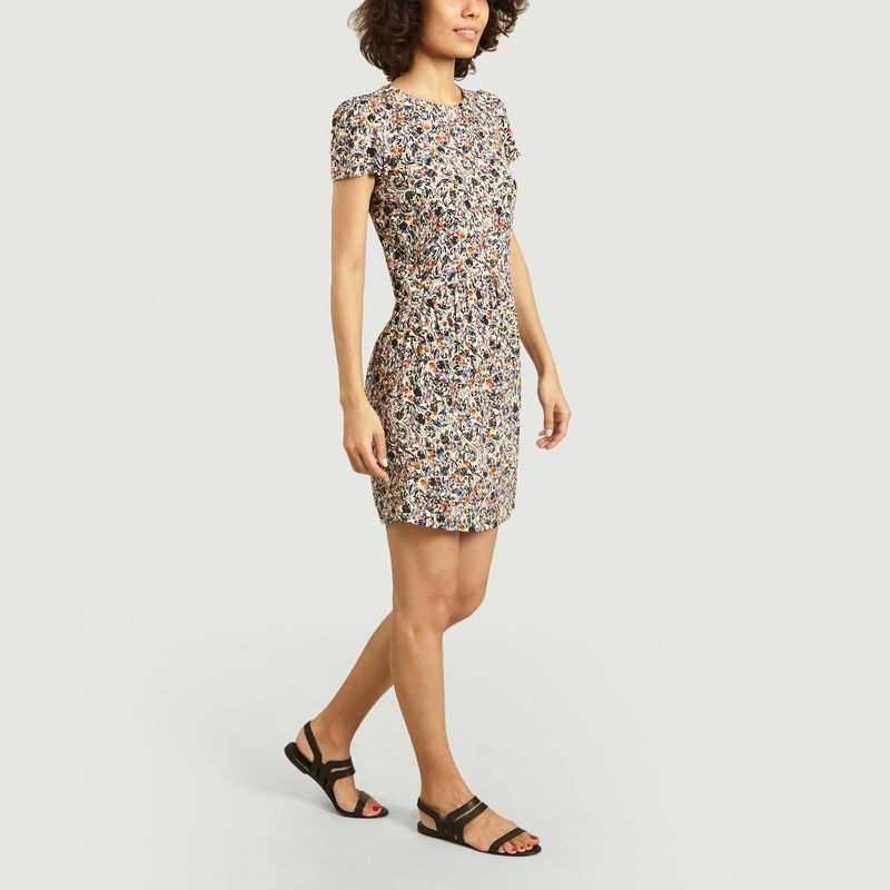 Robe motif fleuri Wax Koko - Sessun
