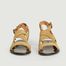Giudi suede leather flat sandals - Sessun