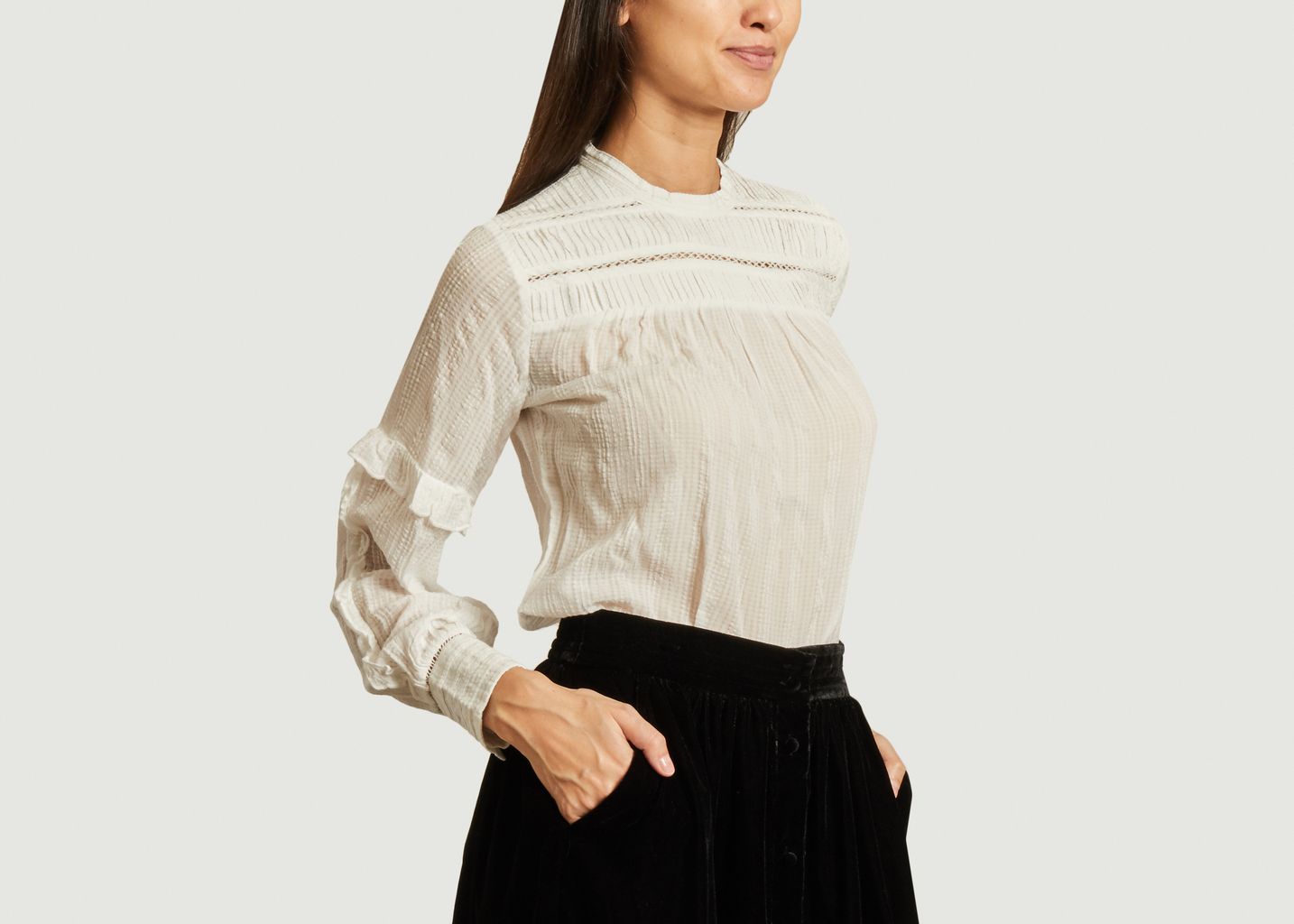 Blouse à volants Aloa - Sessun