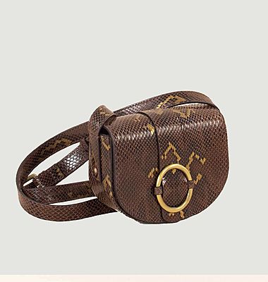 Sac en cuir effet python Tessao Mini