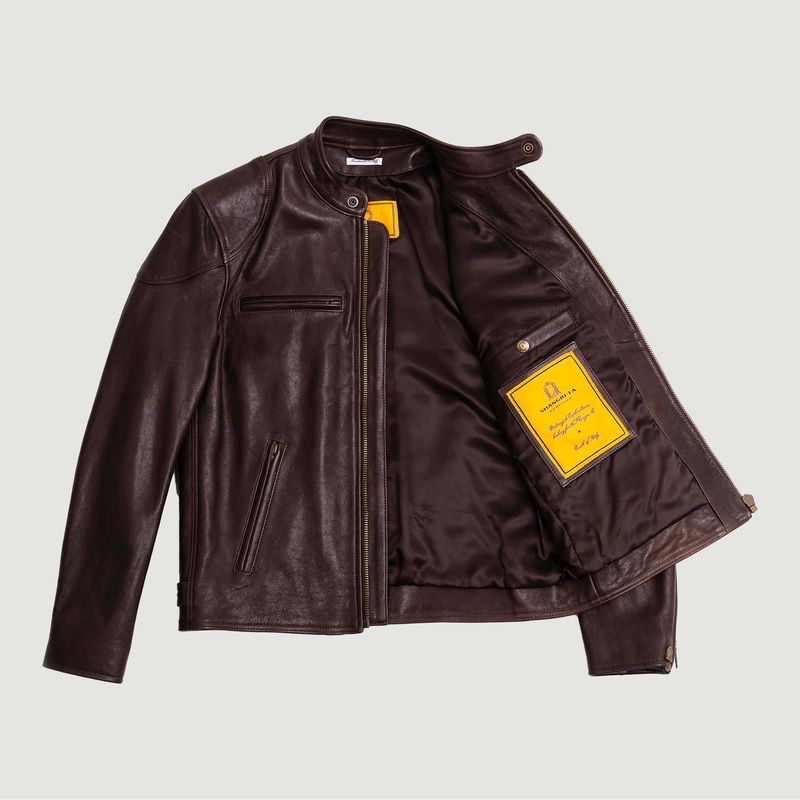 Testa di Moro Leather Jacket - Shangri-La Heritage