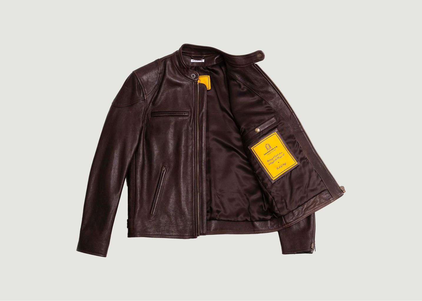 Testa di Moro Leather Jacket - Shangri-La Heritage