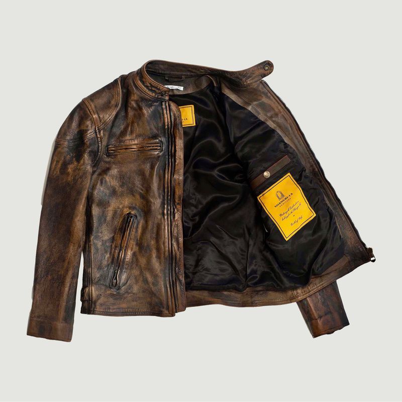 Leather Jacket Deserto - Shangri-La Heritage