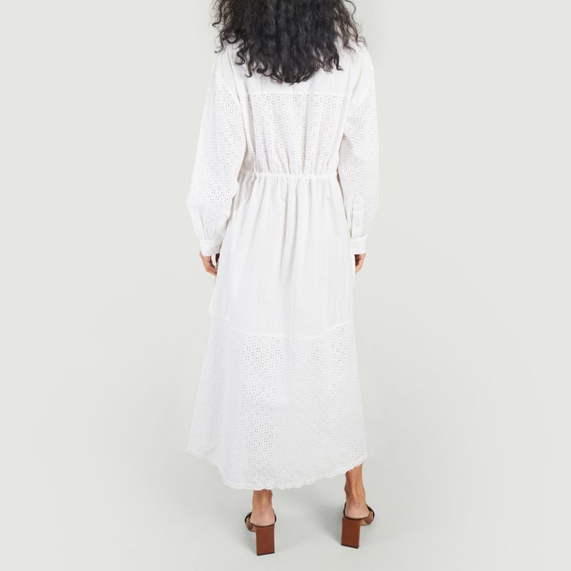 Ava long cotton shirt dress - Skall Studio