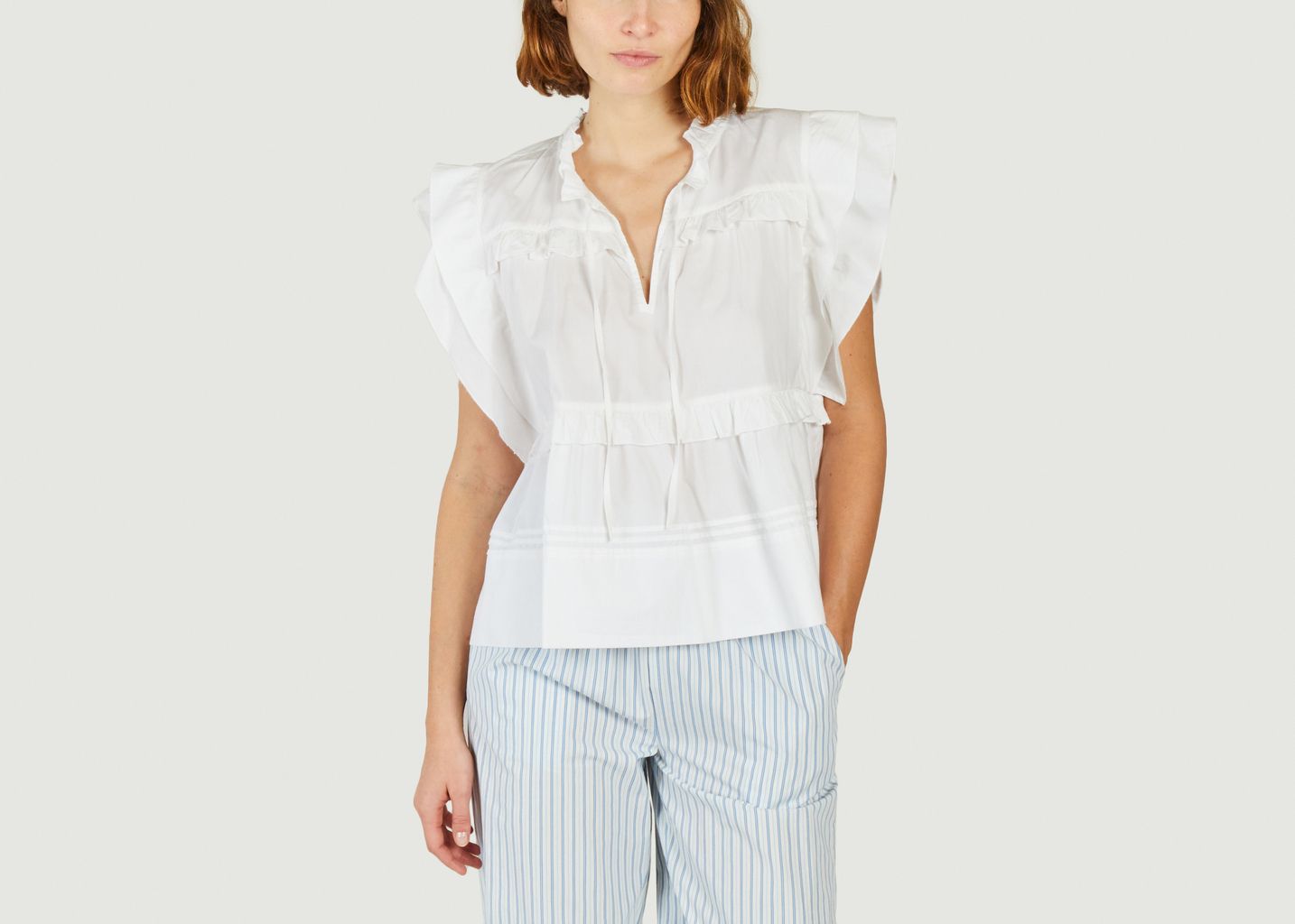 Short-sleeved blouse - Skall Studio