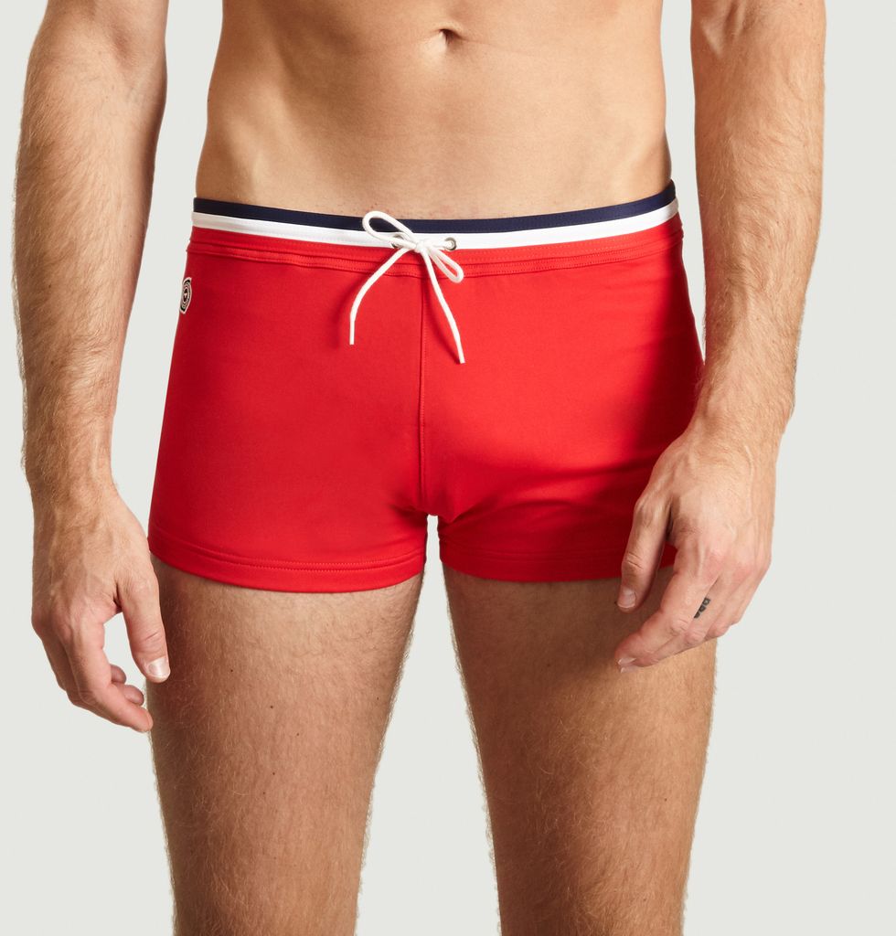 Boxer De Bain Le Triton Rouge Le Slip Français L’Exception