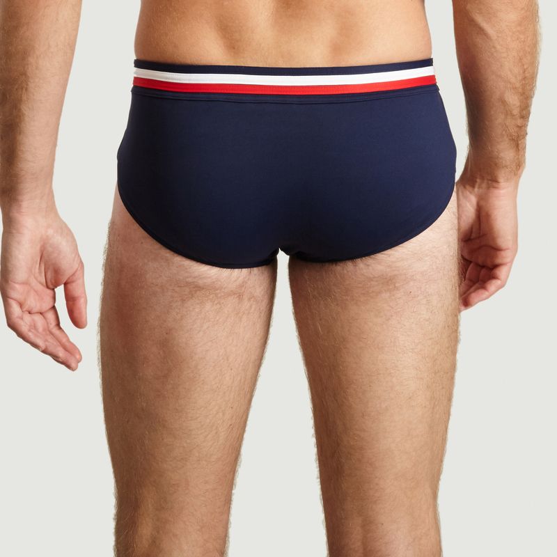 Slip De Bain Siglé L'Amiral - Le Slip Français