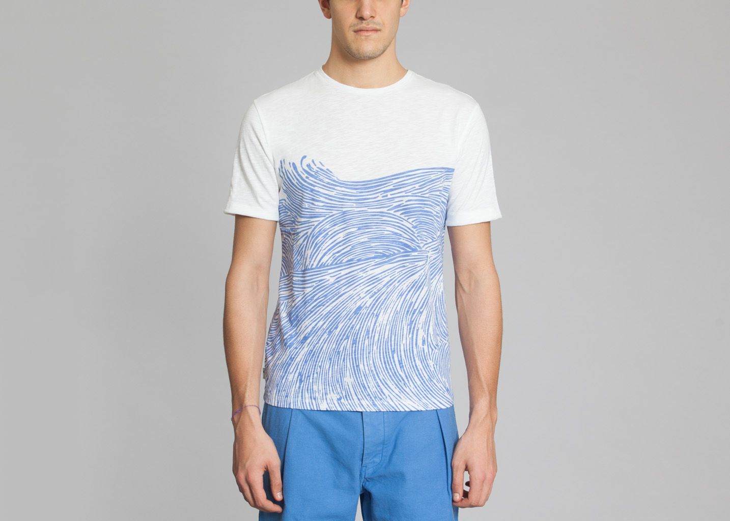 Linecut Tshirt Smith-Wykes White L'Exception