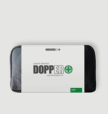 Dopper - 7-teiliges Luxus-Sneaker-Pflege-Set aus Leder dopp kit