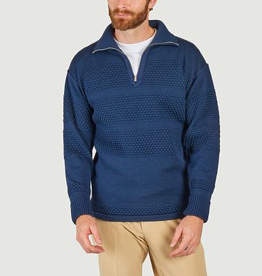 Fisherman Zipped Sweater