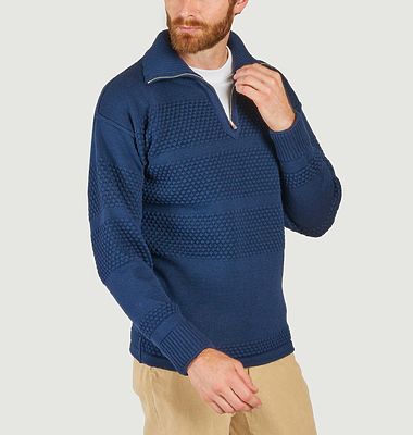 Fisherman Zipped Sweater