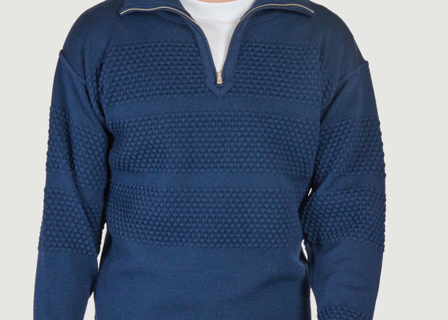 Fisherman Zipped Sweater - S.N.S. Herning