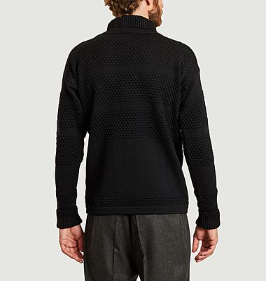 Fisherman turtleneck sweater