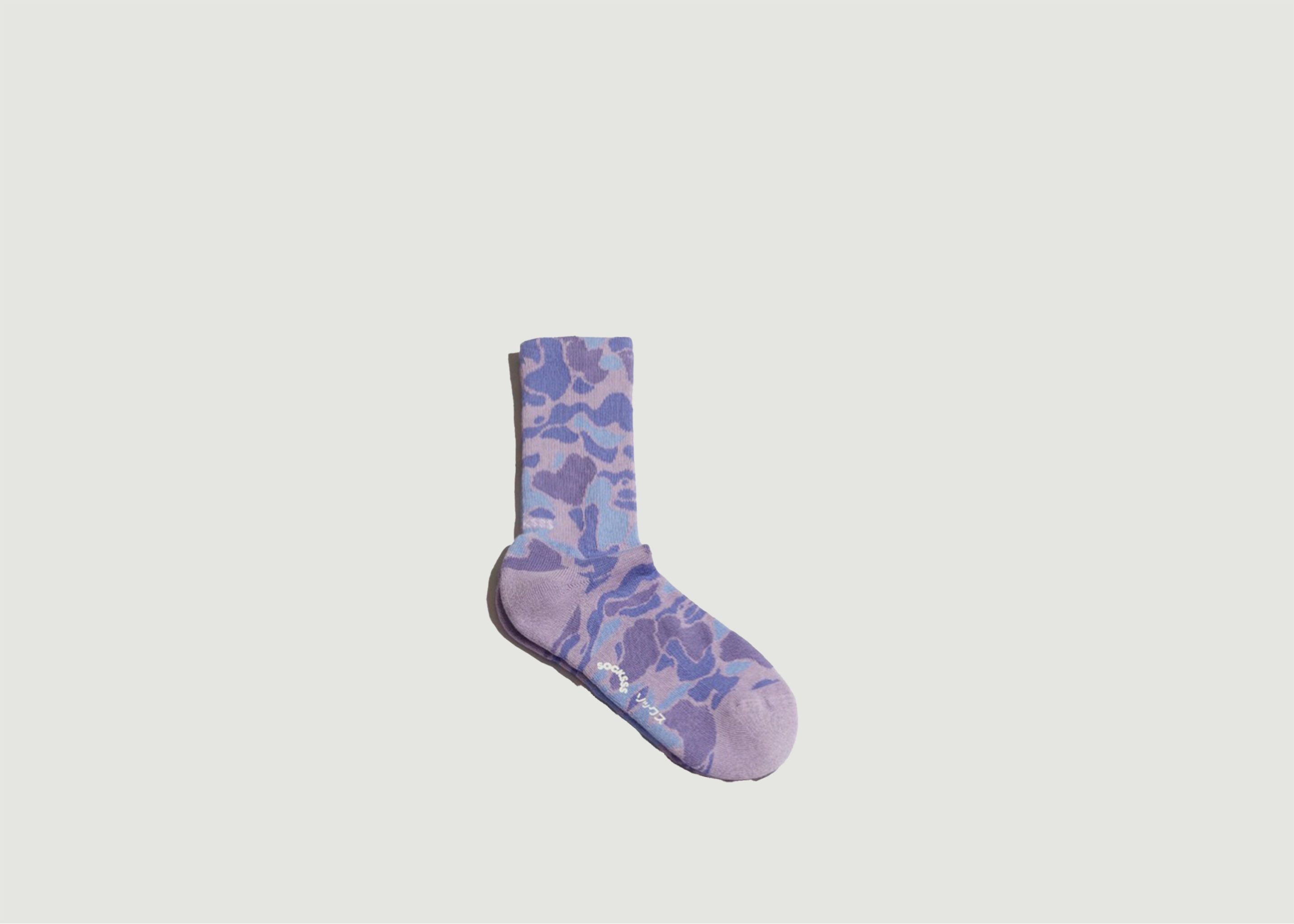 Chaussettes Purple Haze en coton biologique  - Socksss