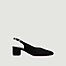 Ziggy velvet goatskin slingbacks - Socque