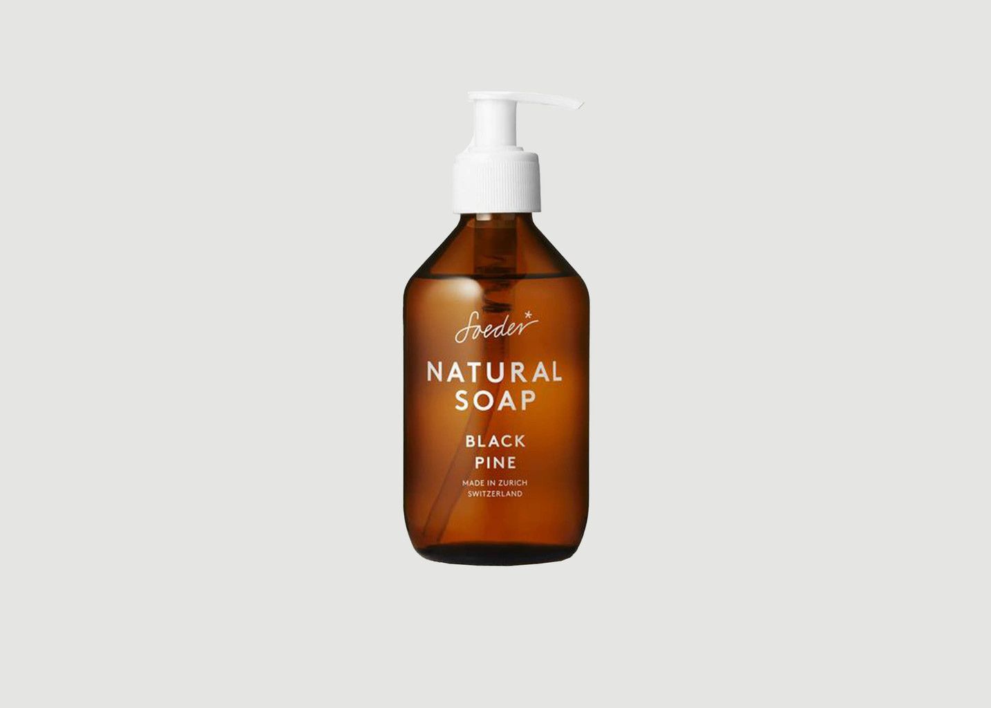 Black Pine Natural Soap 250ml - Soeder