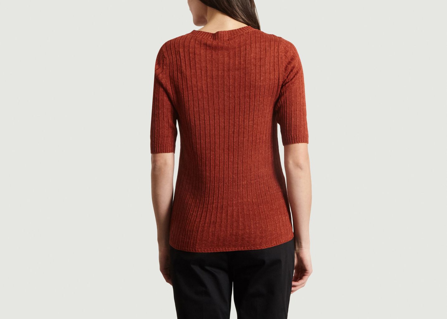 Pull Manches 3/4 En Lin Delon - Soeur