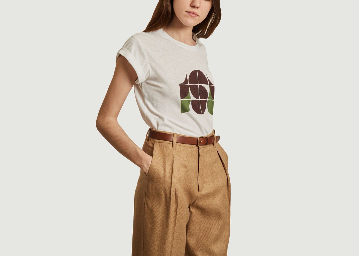 T-shirt en coton et lin Valentin - Soeur