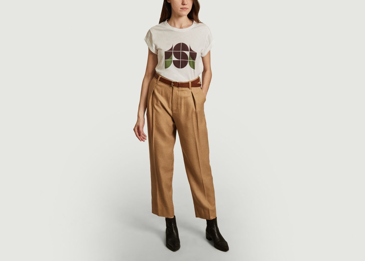 T-shirt en coton et lin Valentin - Soeur