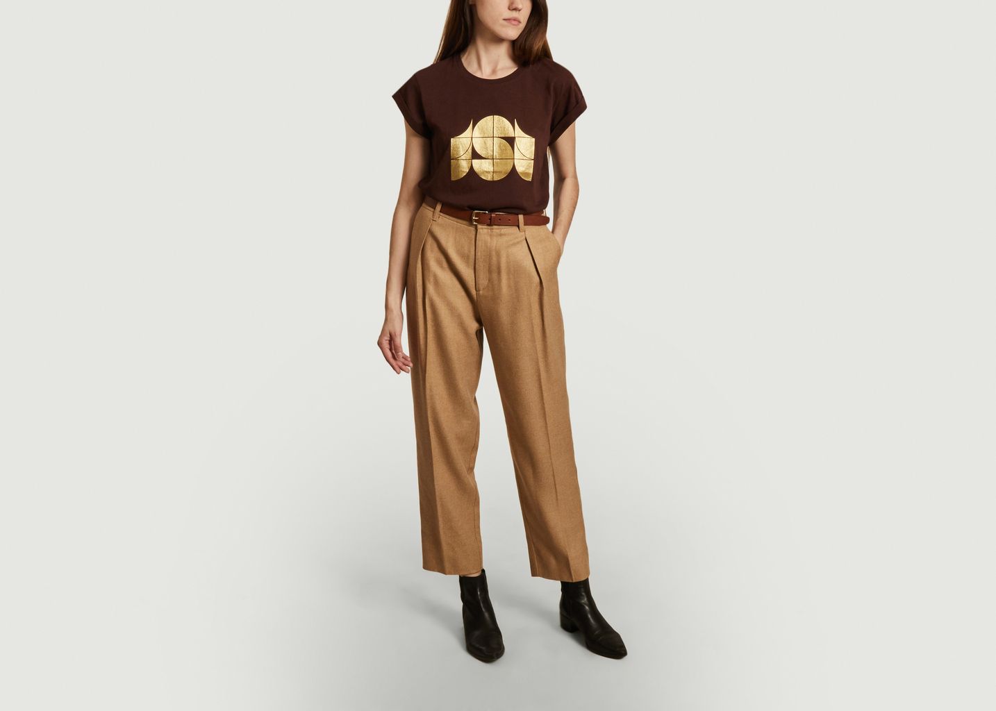 T-shirt en coton et lin Valentin - Soeur