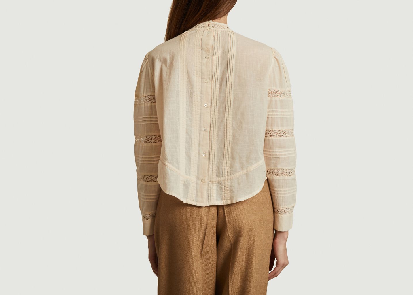 Blouse brodée en coton Célestine - Soeur