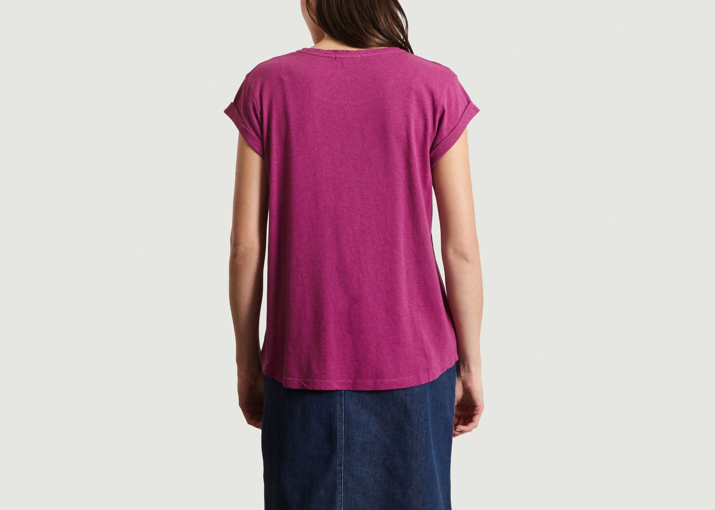 T-Shirt En Coton Et Lin Print Sud Valentin - Soeur