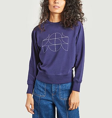 Embroidered sweatshirt Pascal