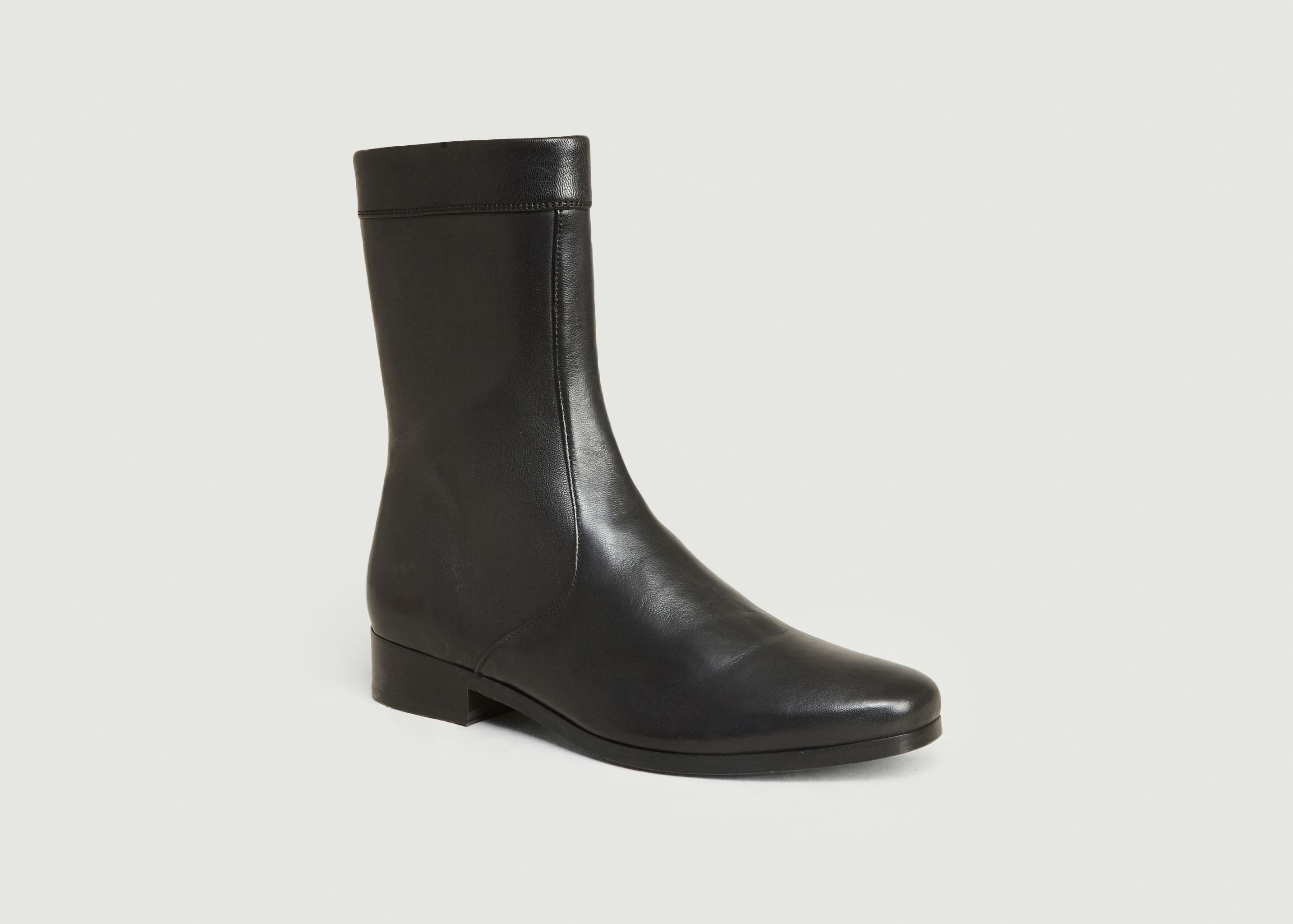 Ecaille leather boots - Soeur