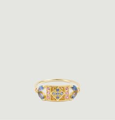 Ava 2 Blue ring Sophie d'Agon