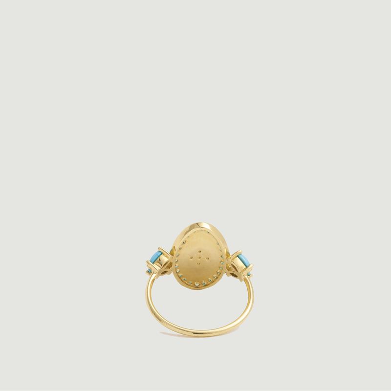 Athena 2 Turquoise ring - Sophie d'Agon
