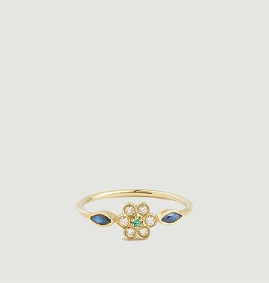 Miniflower 1 Blue ring
