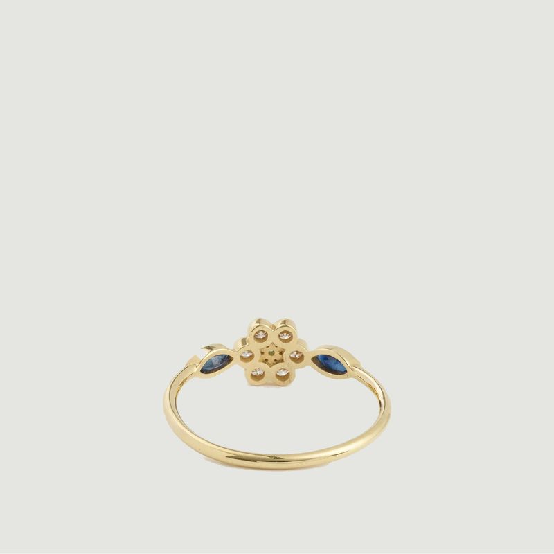 Miniflower 1 Blue ring - Sophie d'Agon