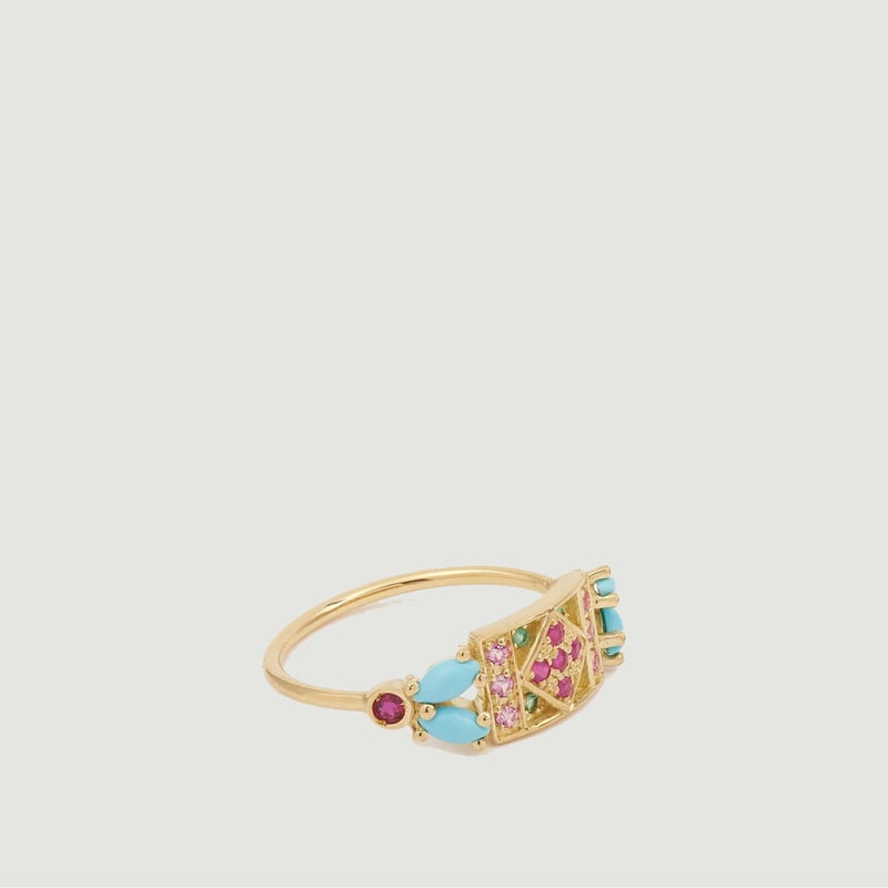 Bague Ava 2 Turquoise - Sophie d'Agon