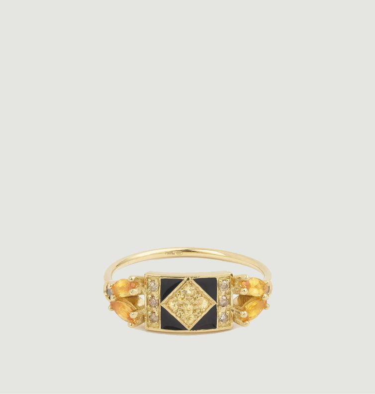 Bague Ava 2 Jaune