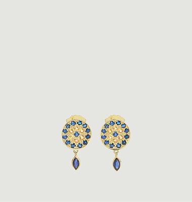 Babystone 1 Blue earrings
