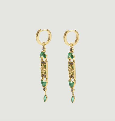 Ava Green earrings