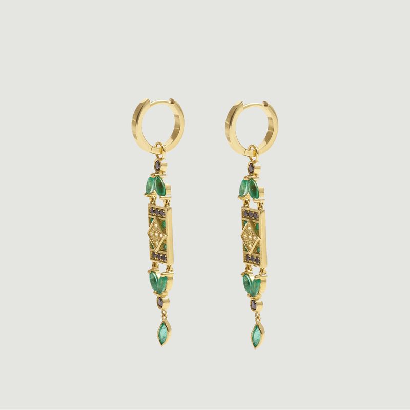 Ava Green earrings - Sophie d'Agon