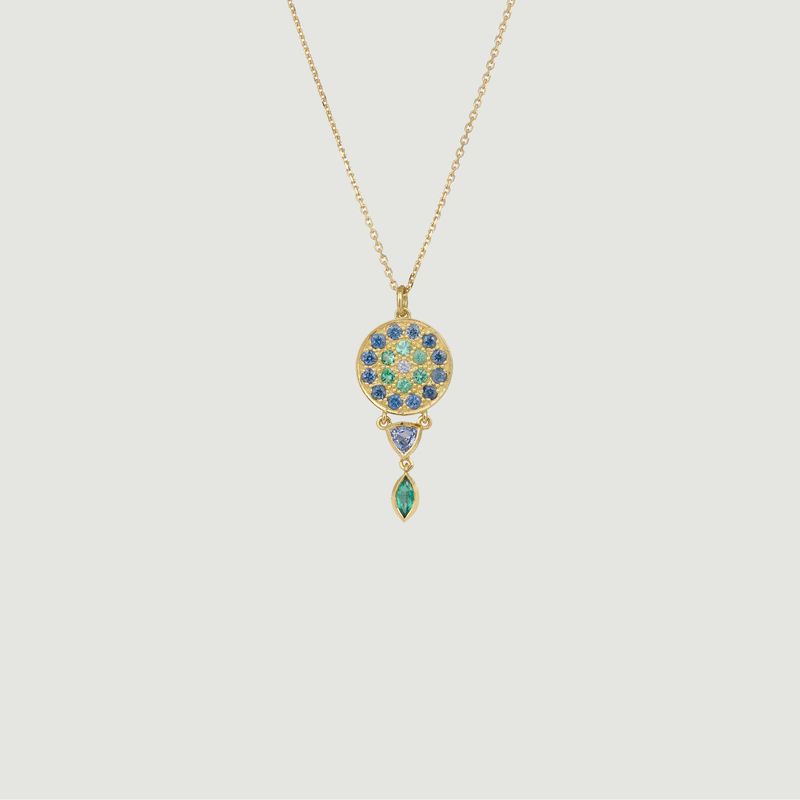 Collier Babystone 2 Peacock - Sophie d'Agon