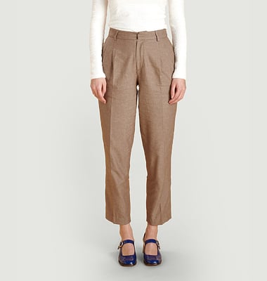 Le Pantalon Linen Femme