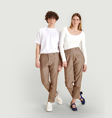 Le Pantalon Linen Femme