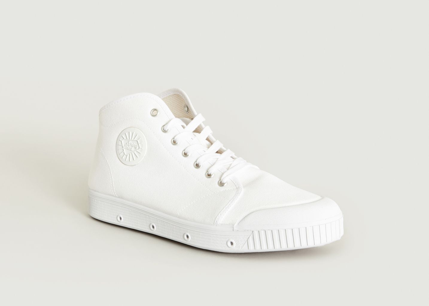B2 Canvas High Top Trainers White 